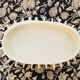 Hand-painted glazed ceramic presentation dish artisanal Vallauris