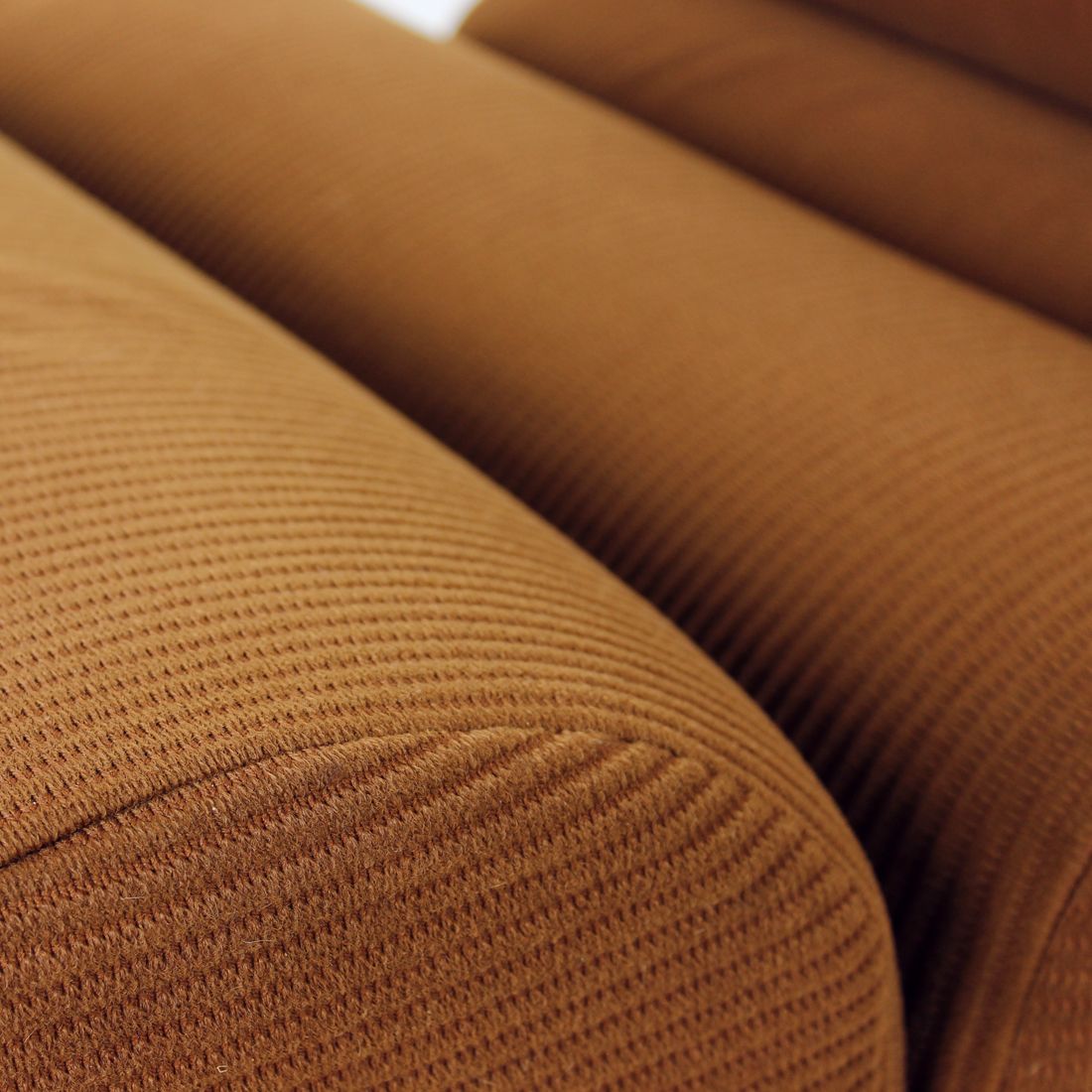 Armchair in brown fabric, czechoslovakia 1970s
