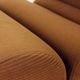 Armchair in brown fabric, czechoslovakia 1970s