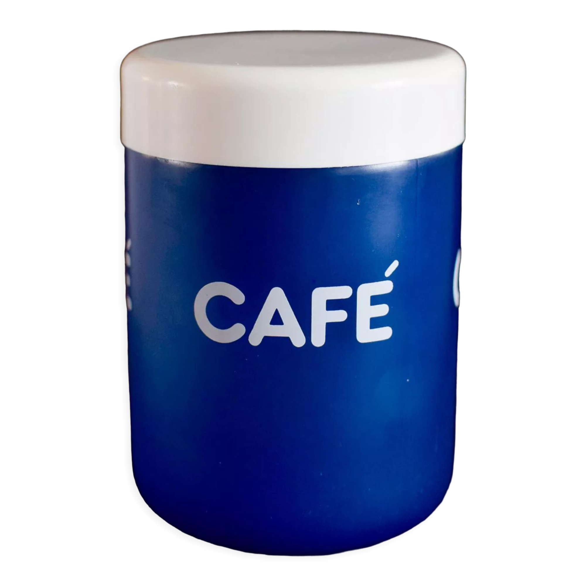 Bocal à café en verre bleu Cerve Italy