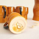 Vintage Vallauris ceramic service