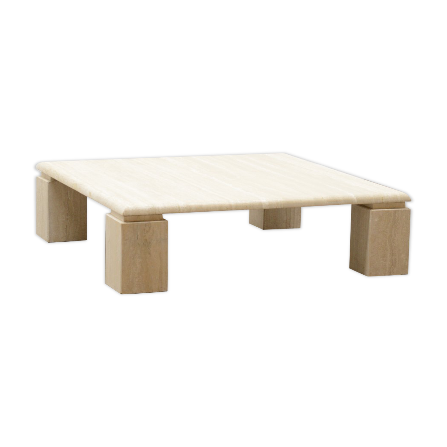 70’s Italian travertine coffee table