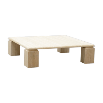 70’s Italian travertine coffee table