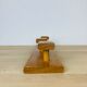 Hook pine three hooks vintage deco chalet