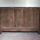 Wooden chest of drawers with 4 drawers in Louis XV style