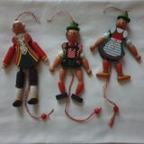 3 M. Gschnitzer articulated wooden puppets