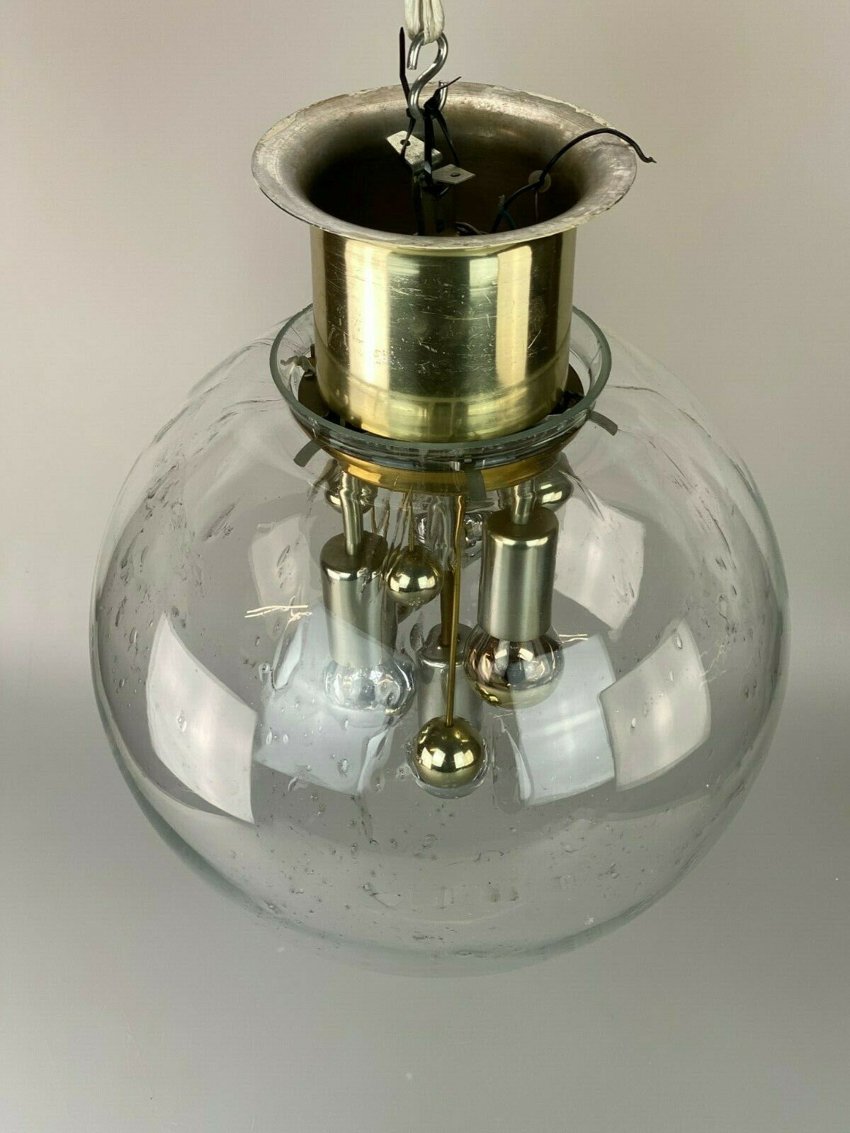 60s 70s lamp light ceiling lamp ball lamp Doria glass space age design