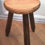 Two tripod stools wooden feet pencils