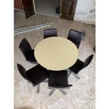 Formica table 1968 and 6 chairs