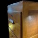 solid oak workshop cabinet, 1950