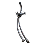 Old mixer tap + flexible hoses