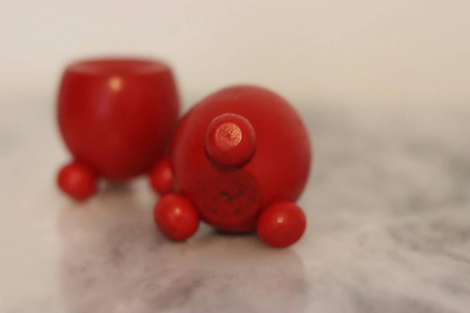 Pair of small Dala candle holder