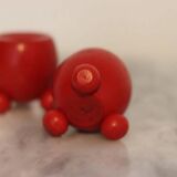 Pair of small Dala candle holder