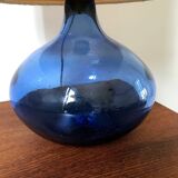 Vintage blown glass lamp from the 70s