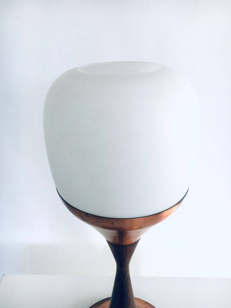 Mid-Century Modern Scandinavian Atomic Low Floor Lamp, Denmark, 1950s