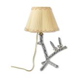 Vintage tripod lamp 1960 crystal