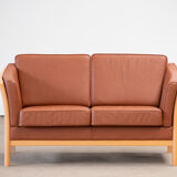 Danish leather sofa