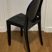 Victoria Ghost Chair by Philippe Starck for Kartell – Glossy Black