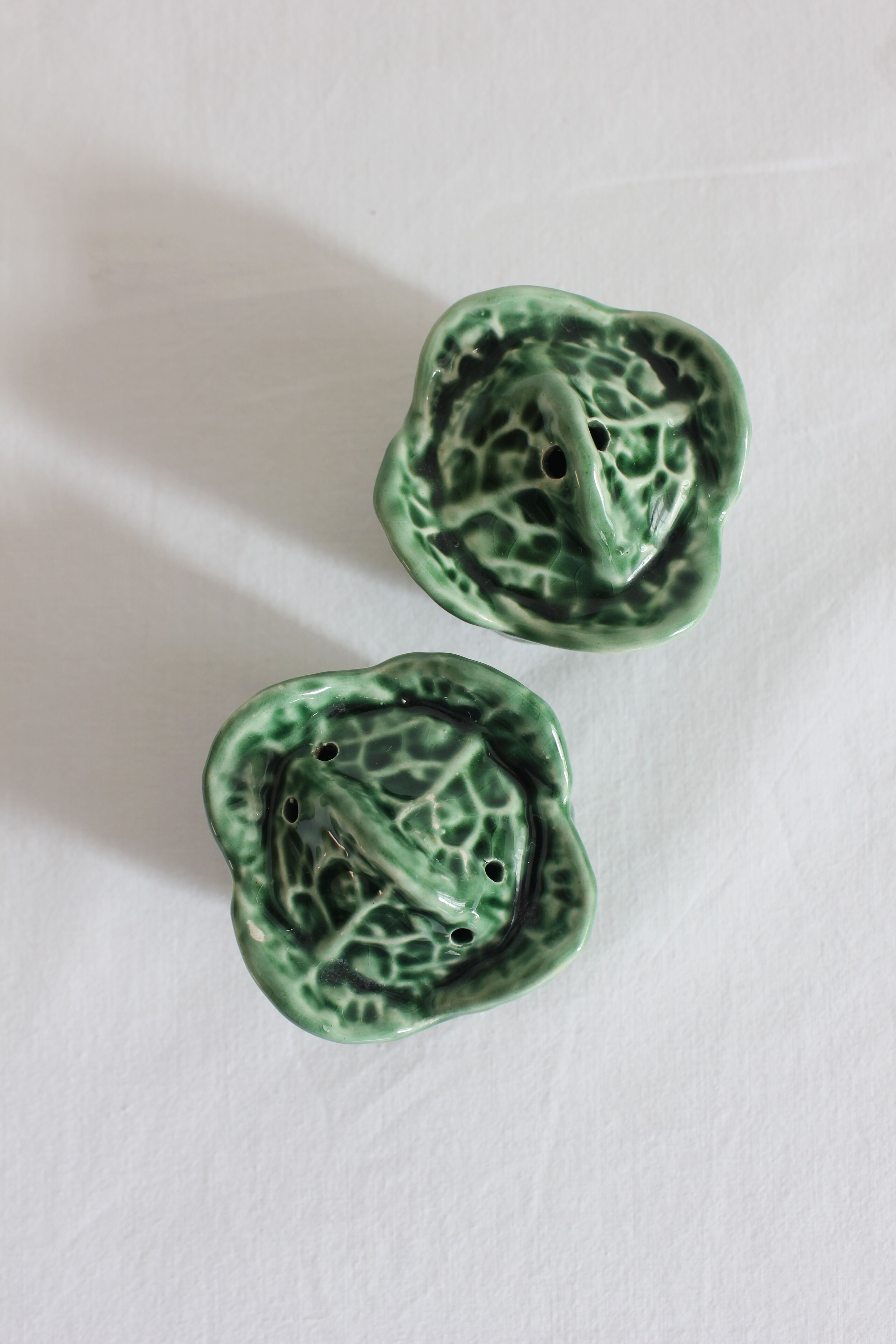 Salt and pepper shaker cabbage slurry