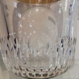 Crystal champagne bucket Saint-louis thistle