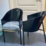 Pair of vintage costes chairs by philippe starck