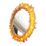 Illuminated jewel crystal mirror by palme & walter