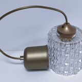 semi-crystal suspension with diamond motif design from the 1960s