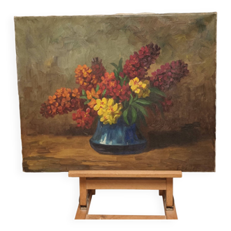 painting still life bouquet