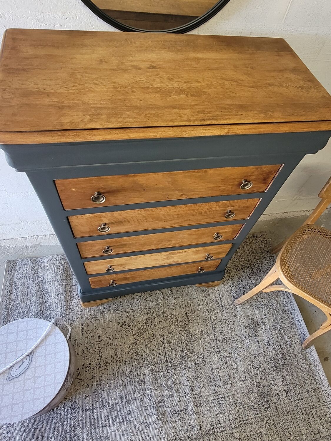 Cherry chest of drawers