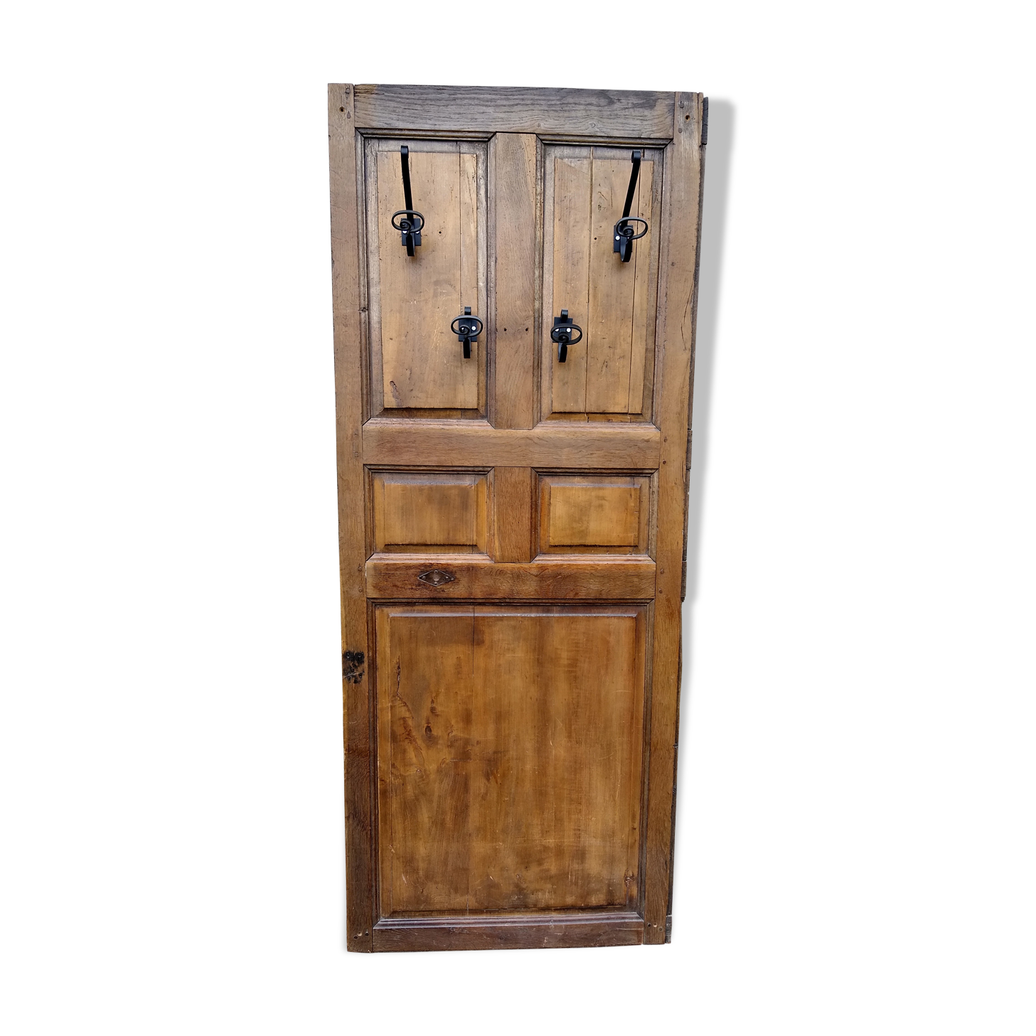 Old oak coatrack