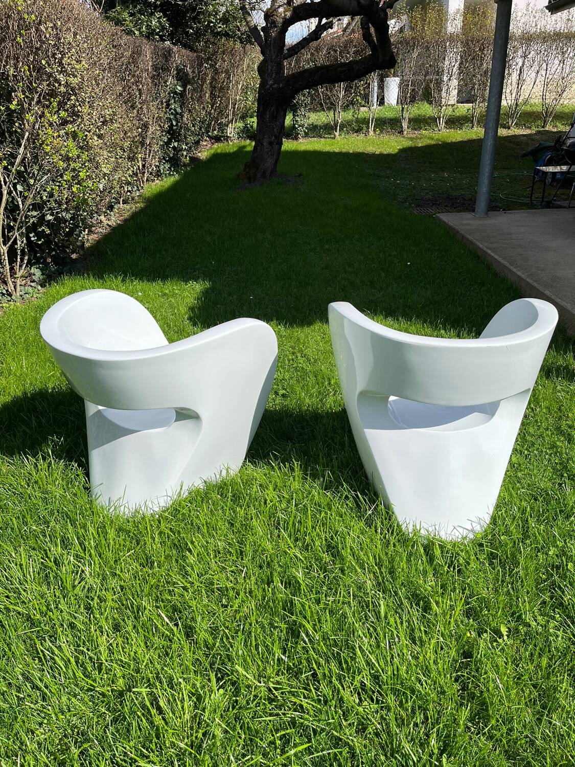 2 litlle albert armchairs by ron arad