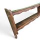 Large antique wall shelf in carved oak
