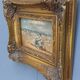 Oil on panel k wilson signature to identify 1960 beach scene