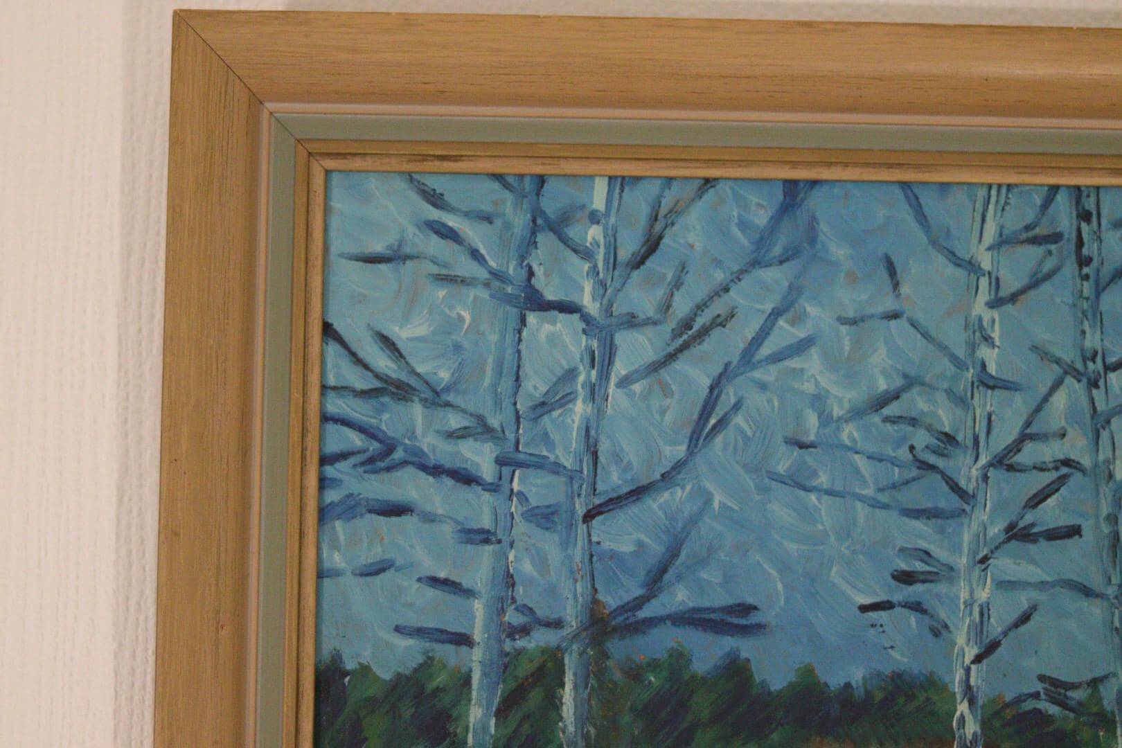 Paysage aux bouleaux par Thorp