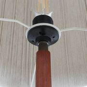 Mid-century teak floor lamp / Danish modern design / 1960s