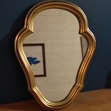 Mirror frame gilded plaster wood