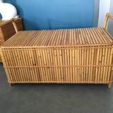 Vintage bamboo bench
