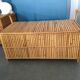 Vintage bamboo bench