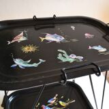 Table d'appoint vintage années 50 1950
