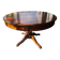 Round table with central leg 110cm extendable to 210cm