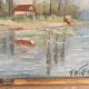 Old painting Riverside.