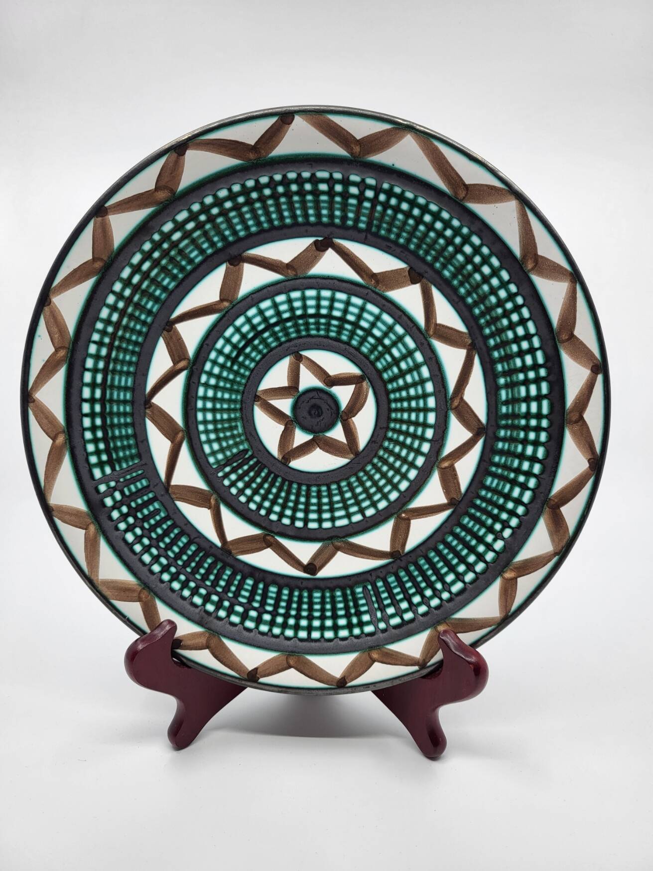 Robert Picault plate in vintage French ceramic