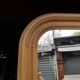 Miroir en chene clair de style louis-philippe
