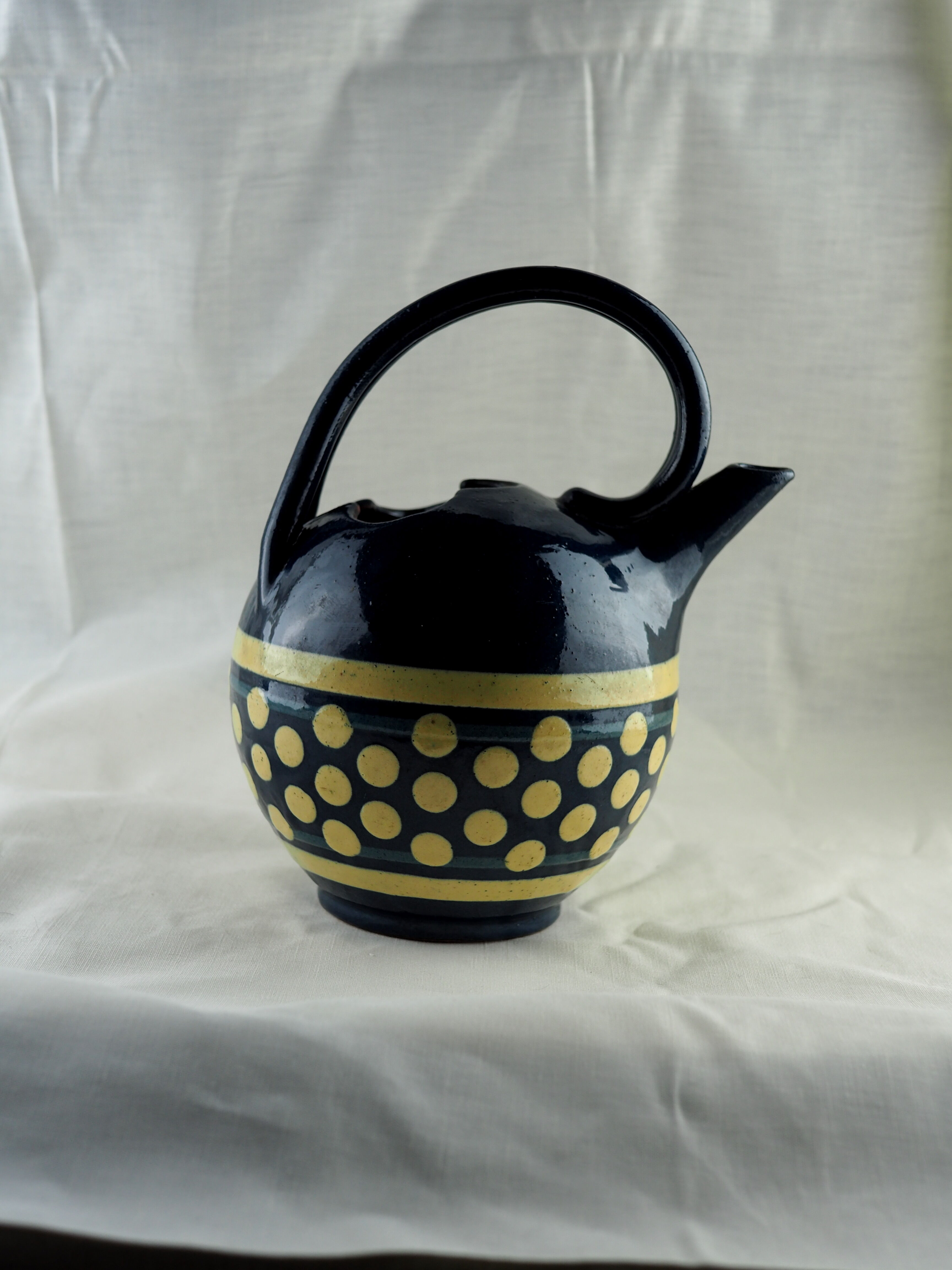 Polka dot pourer - Paul Jacquet - early XXth