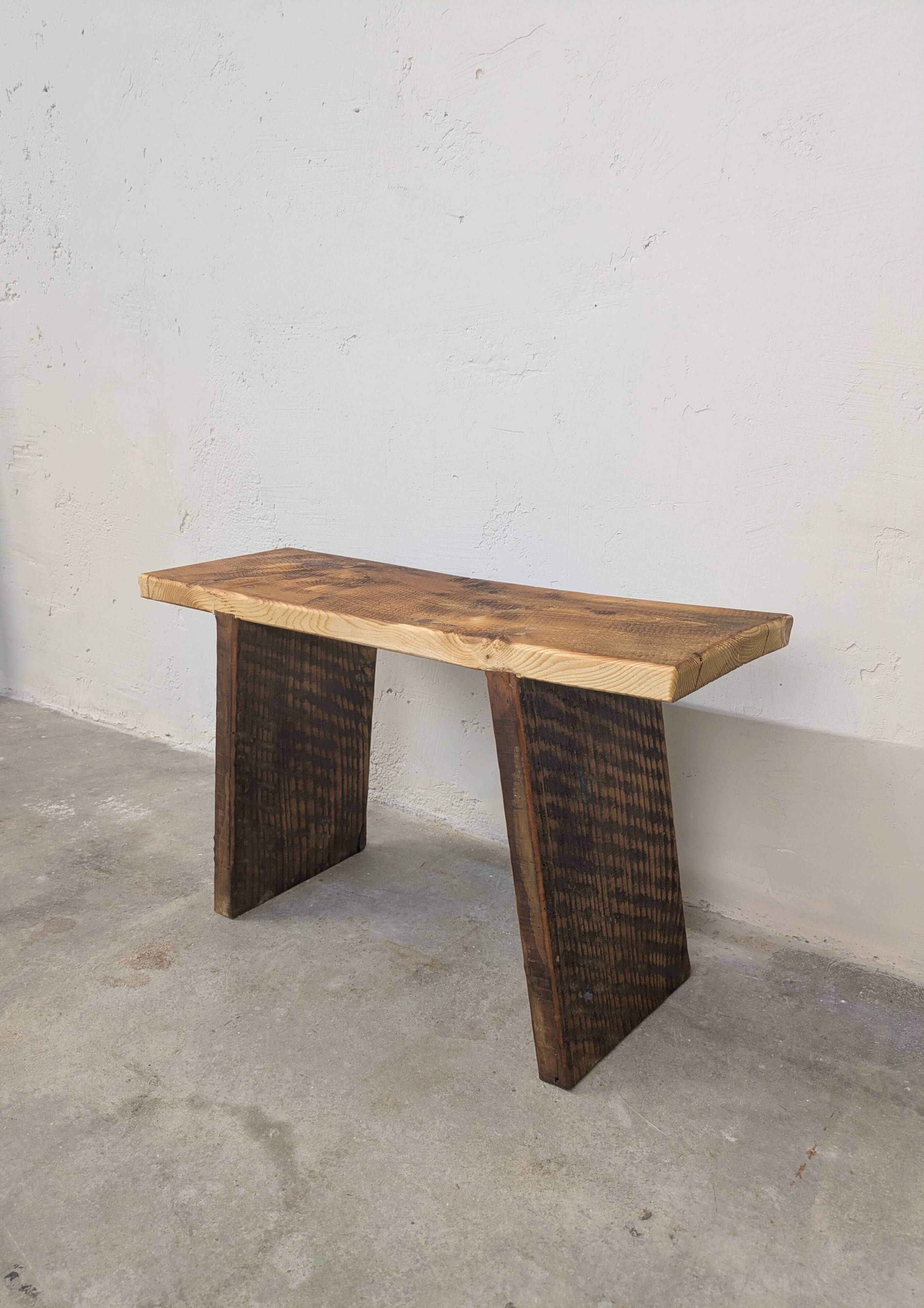 Bench / raw wood stool workshop