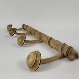 Vintage wooden coat rack