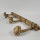 Vintage wooden coat rack