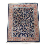 Rug with Pink and Dark Blue Tones and Patterns – 257 x 172 cm