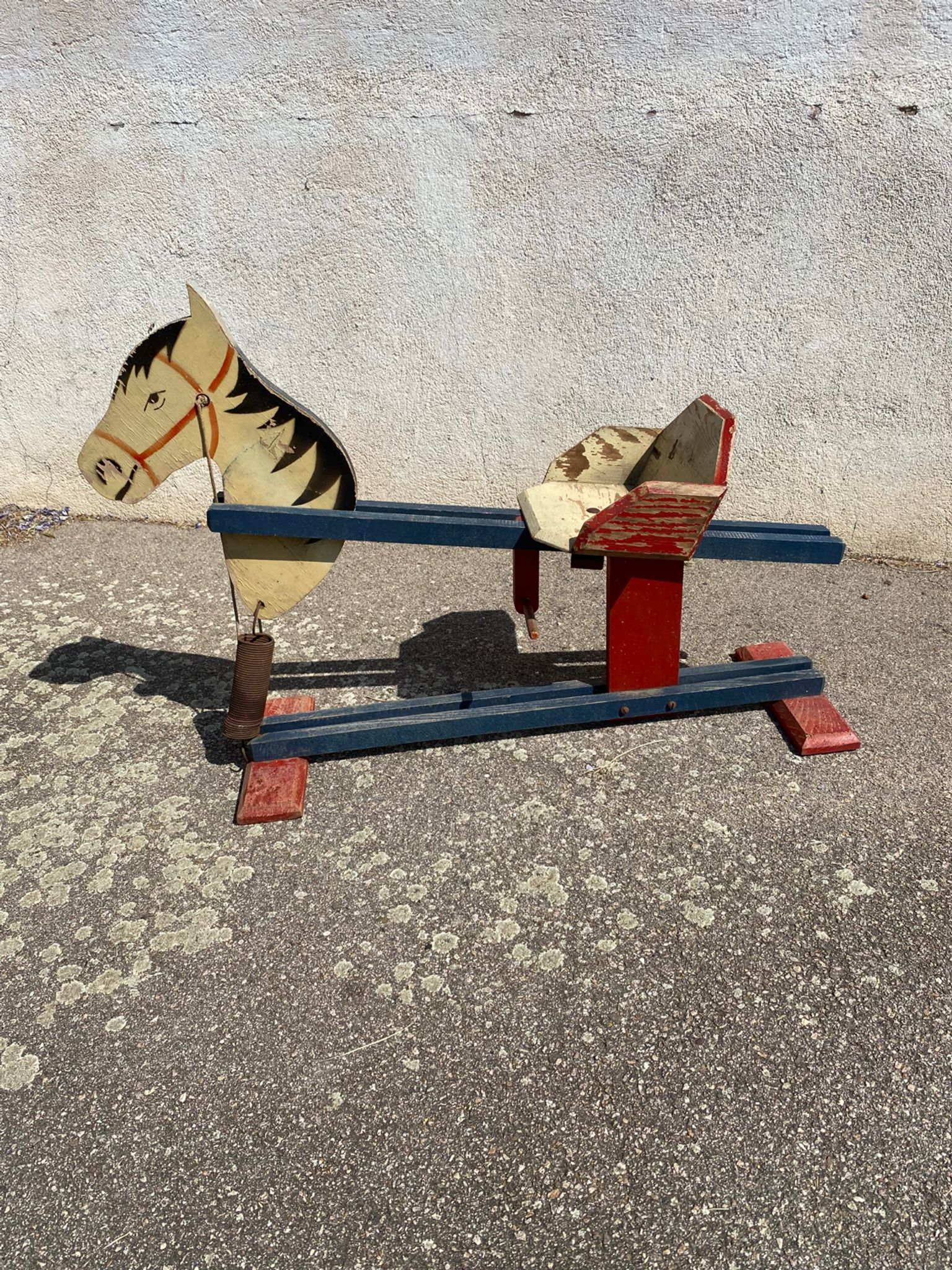 Cheval a bascule vintage
