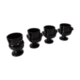Black chicken eggcups